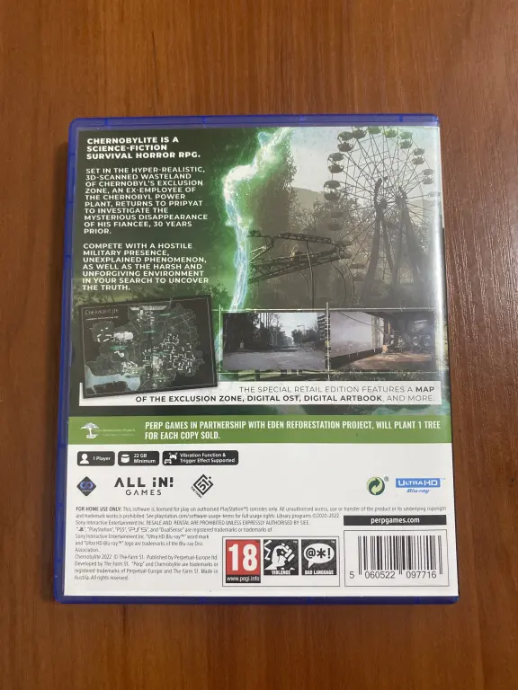 Диск Chernobylite на ps5